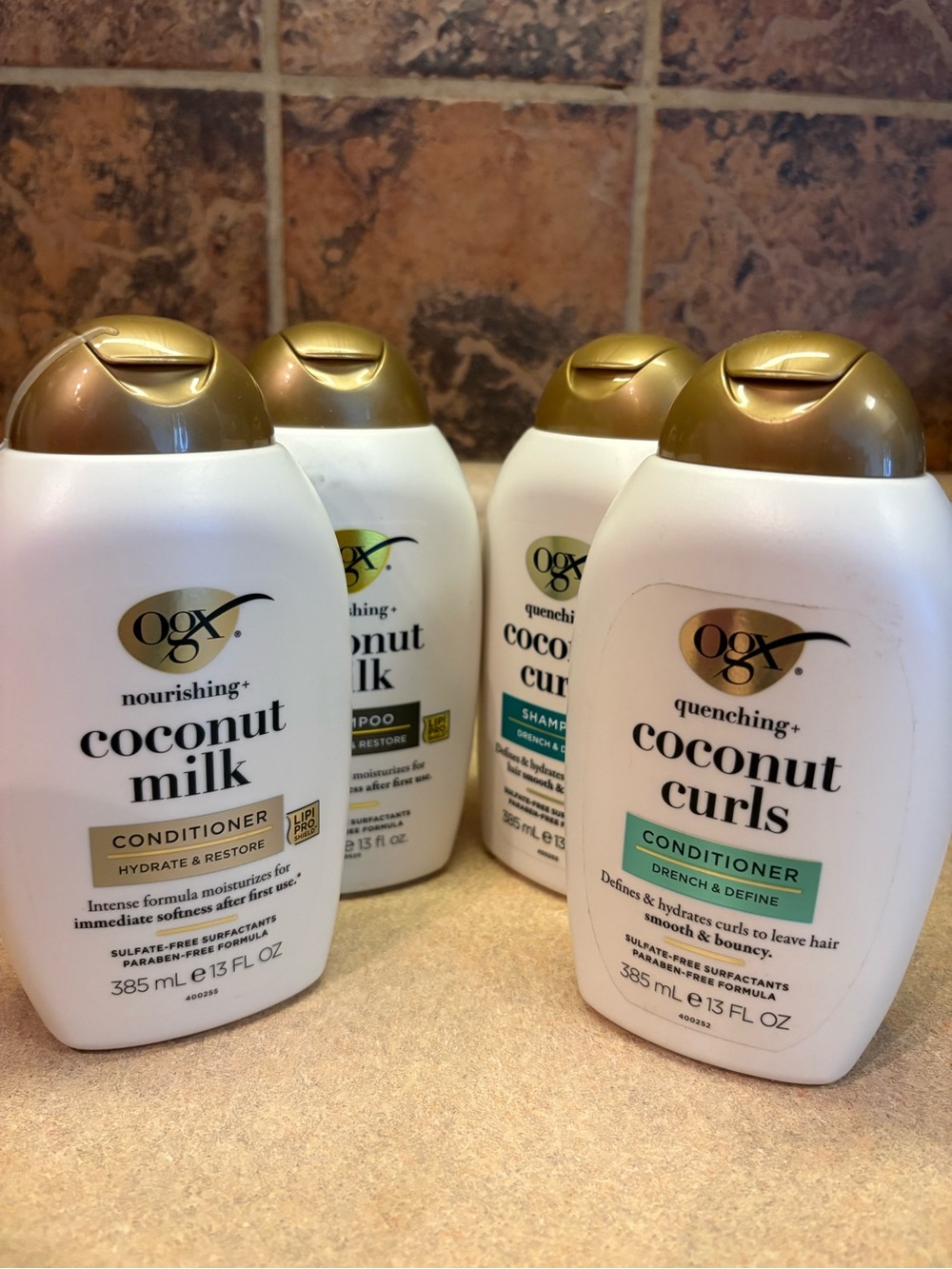 OGX Coconut Milk & Coconut Curls Shampoo & Conditioner Set